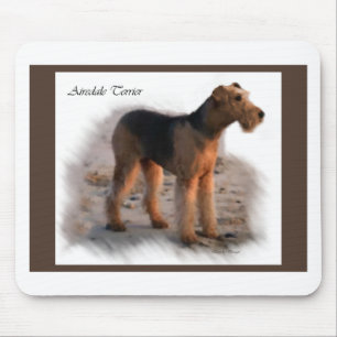 Airedale Terrier Art Gifts Mouse Pad