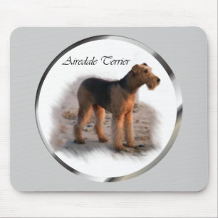 Airedale Terrier Art Gifts Mouse Pad