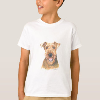 Airedale Terrier Art T-Shirt