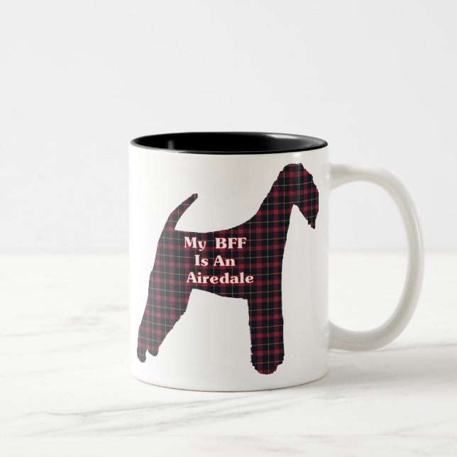Airedale Terrier BFF Mug (Right)