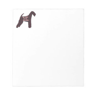 Airedale Terrier BFF Notepad