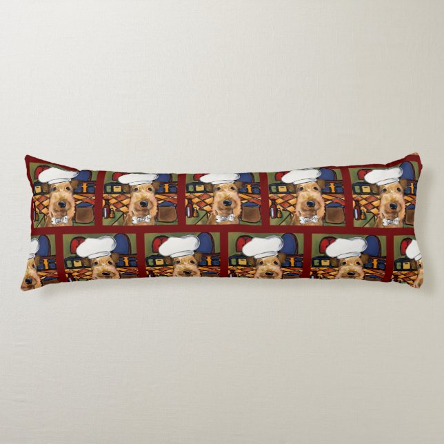 Airedale  Terrier   Body Cushion (Front)