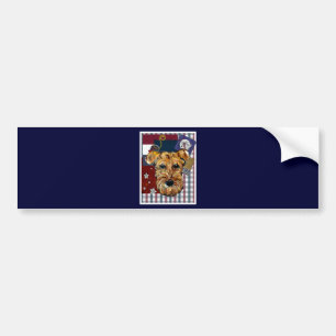 AIREDALE TERRIER BUMPER STICKER