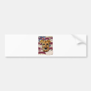 AIREDALE TERRIER BUMPER STICKER