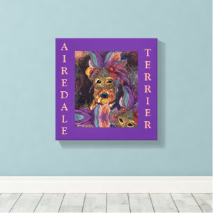 AIREDALE TERRIER CANVAS PRINT