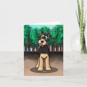 Airedale Terrier Card