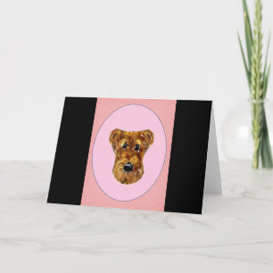 AIREDALE TERRIER CARD