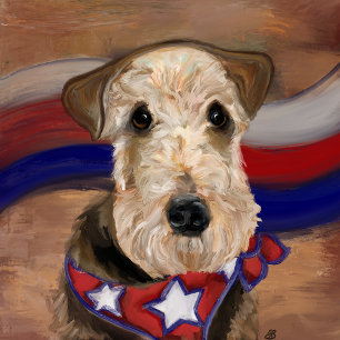 AIREDALE TERRIER CARD