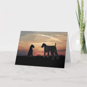 Airedale Terrier Card