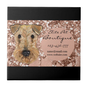 AIREDALE TERRIER CERAMIC TILE