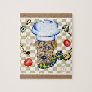 Airedale Terrier Chef Jigsaw Puzzle
