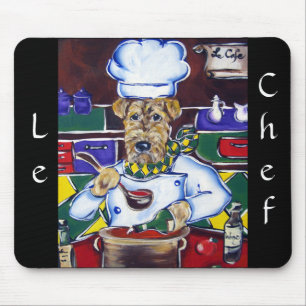 Airedale Terrier, Chef Le Mousepad