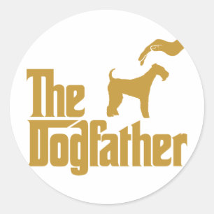Airedale Terrier Classic Round Sticker