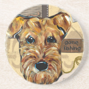 AIREDALE TERRIER COASTER