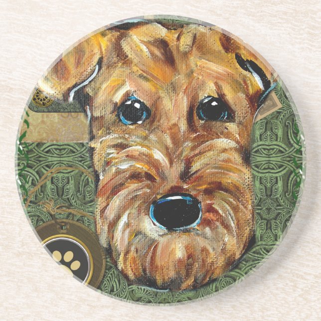 AIREDALE TERRIER COASTER (Front)