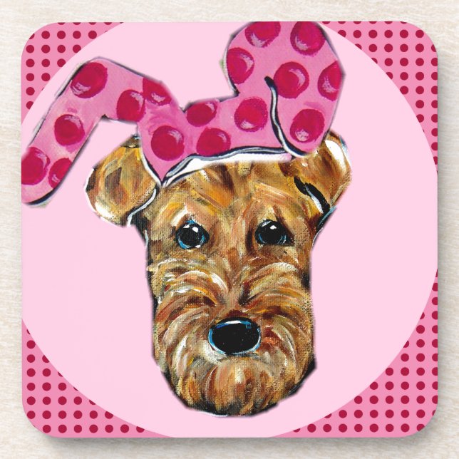 AIREDALE TERRIER COASTER (Front)