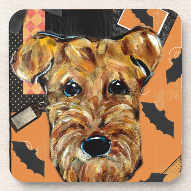 AIREDALE TERRIER COASTER (Front)