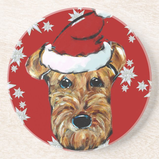 AIREDALE TERRIER COASTER (Front)