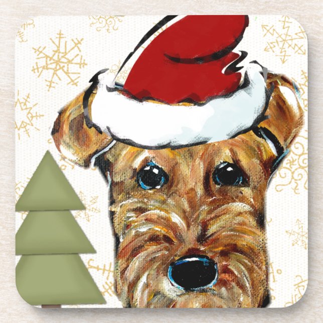 AIREDALE TERRIER COASTER (Front)