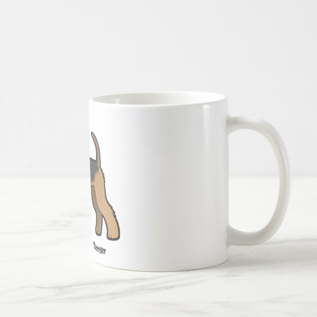 airedale terrier coffee mug (Right)