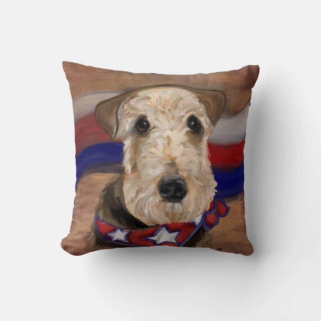  AIREDALE TERRIER        CUSHION (Front)