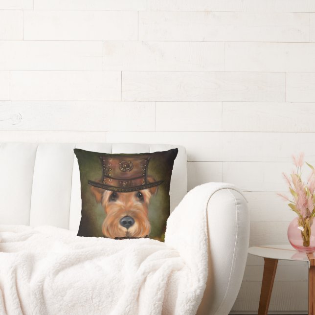 AIREDALE TERRIER CUSHION (Couch)