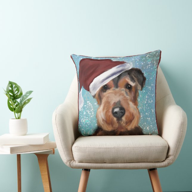 AIREDALE TERRIER CUSHION (Chair)