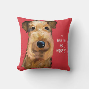 AIREDALE   TERRIER    CUSHION