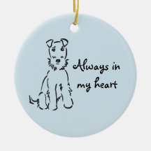 Airedale Terrier Customisable Dog Memory Keepsake
