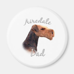 Airedale Terrier Dad 2 Magnet