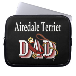 Airedale Terrier Dad Laptop Sleeve