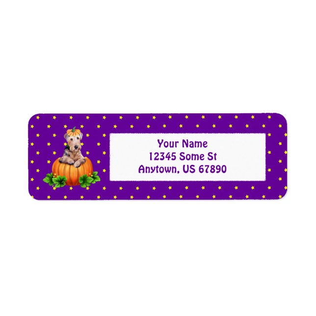 Airedale Terrier Dale-O-Lantern Labels (Front)