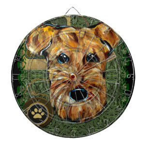 AIREDALE TERRIER DARTBOARD