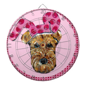 AIREDALE TERRIER DARTBOARD