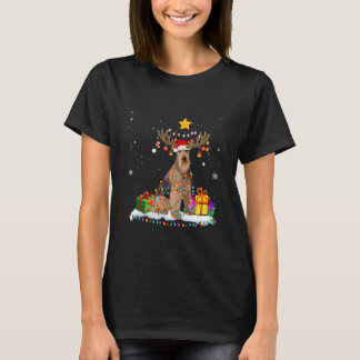 Airedale Terrier Dog Christmas T-Shirt
