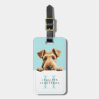 Airedale Terrier Dog Luggage Tags