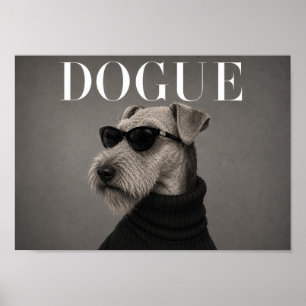 Airedale Terrier Fashion Dog Art Print