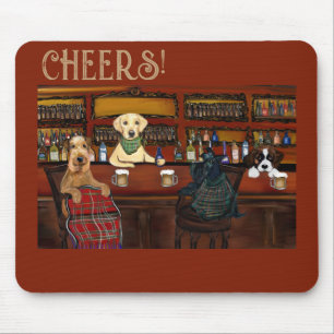  AIREDALE TERRIER  & FRIENDS       MOUSE PAD
