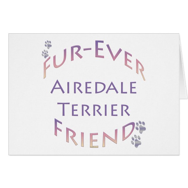 Airedale Terrier Furever (Front Horizontal)