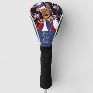 AIREDALE TERRIER GOLF HEAD COVER