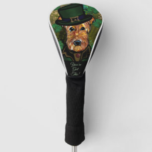 AIREDALE TERRIER GOLF HEAD COVER