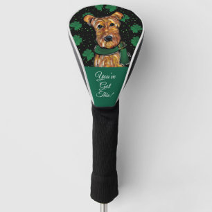 AIREDALE TERRIER   GOLF HEAD COVER
