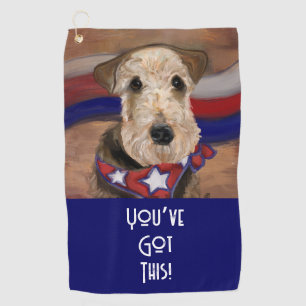  AIREDALE TERRIER        GOLF TOWEL