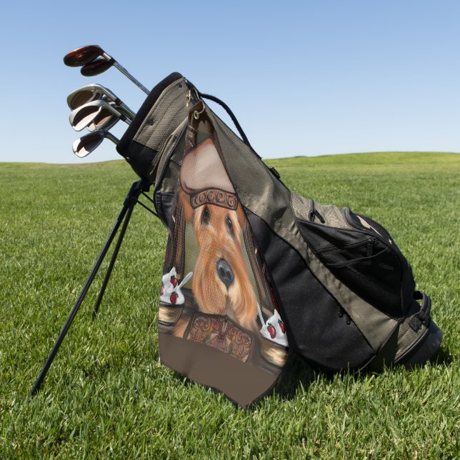 Airedale  Terrier  Golf Towel (Green)