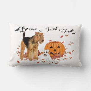 Airedale Terrier Halloween Lumbar Cushion