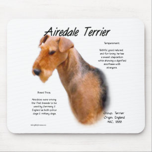 Airedale Terrier History Mouse Pad