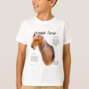 Airedale Terrier History  T-Shirt
