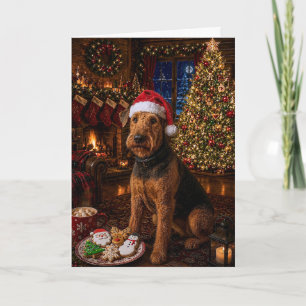 Airedale Terrier Holiday Card