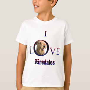 Airedale Terrier I Love T-Shirt