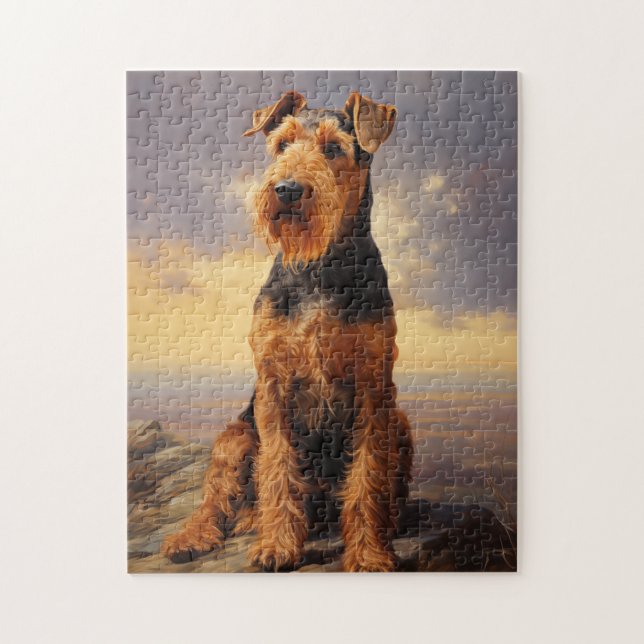 Airedale Terrier Jigsaw Puzzle (Vertical)